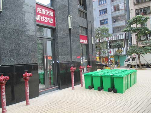 陽(yáng)江物業(yè)小區(qū)塑料垃圾箱的優(yōu)點(diǎn)
