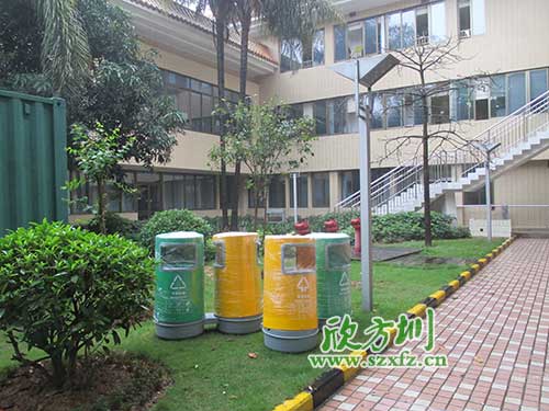 韶關物業分類玻璃鋼垃圾桶，提升社區好環境。