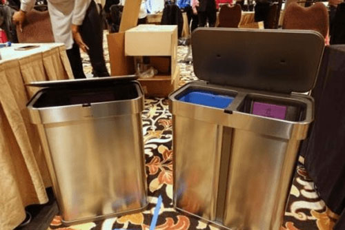 厲害了，可以語音控制的垃圾箱